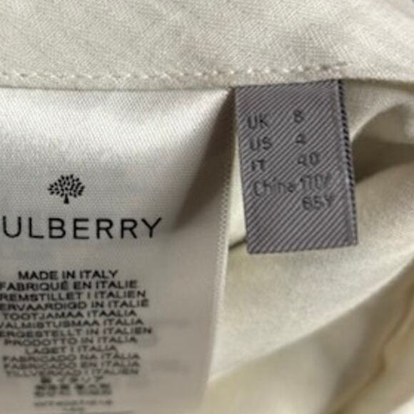 Mulberry Company Design Pants Trousers Graphic Print Made in Italy Women's sz 4 - Picture 8 of 9